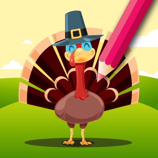 Thanksgiving Coloring Book: Learn to color & draw iOS App