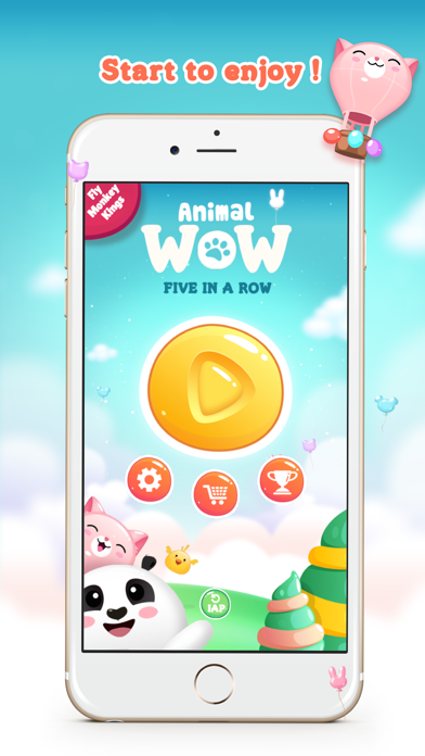 Animal Wow - Five in a row screenshot 4