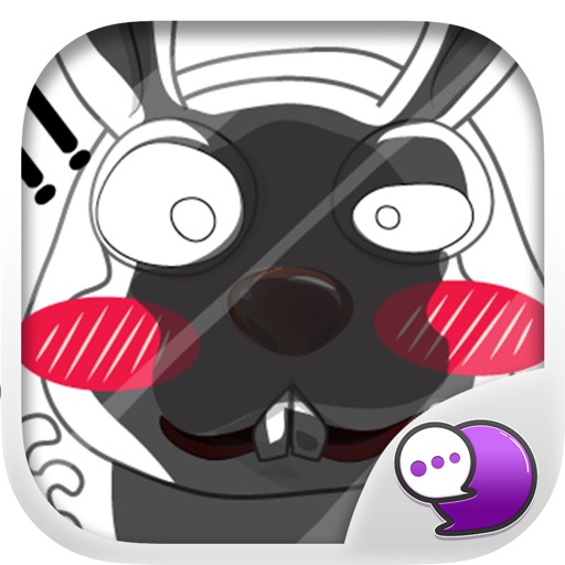 Joke bunny Stickers & Emoji Keyboard By ChatStick icon