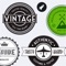 Vintage Stickers is 160+ great and bright retro badges, labels and stamps for your pictures