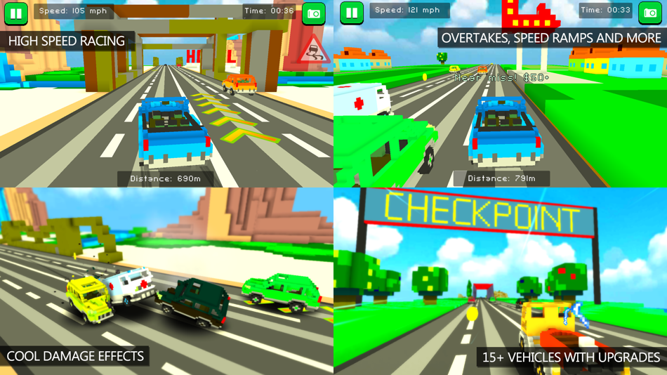 Blocky Traffic Racers - 1.00 - (iOS)