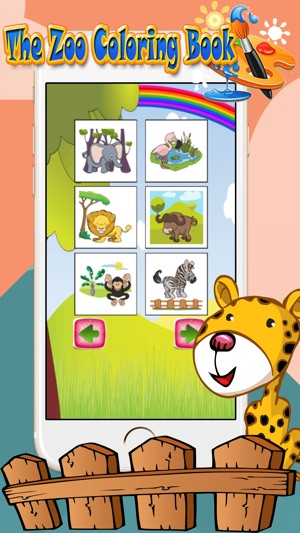 Zoo Animal Coloring Book Learn to draw and color(圖2)-速報App