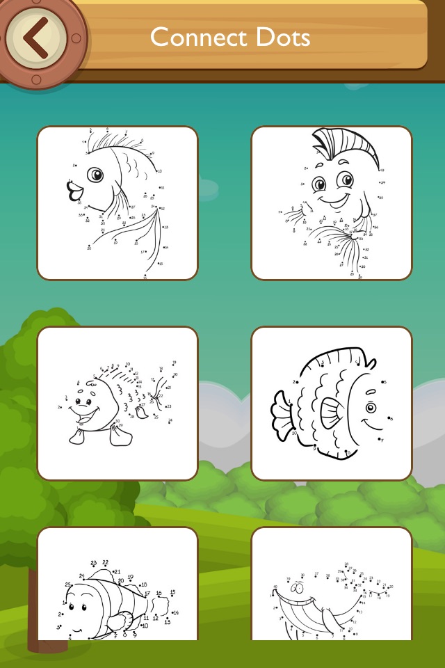 Coloring book: Kids learn to draw fish screenshot 4