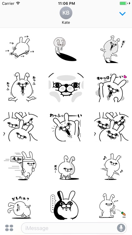 Tina The Sassy Cute Bunny Sticker Vol 1
