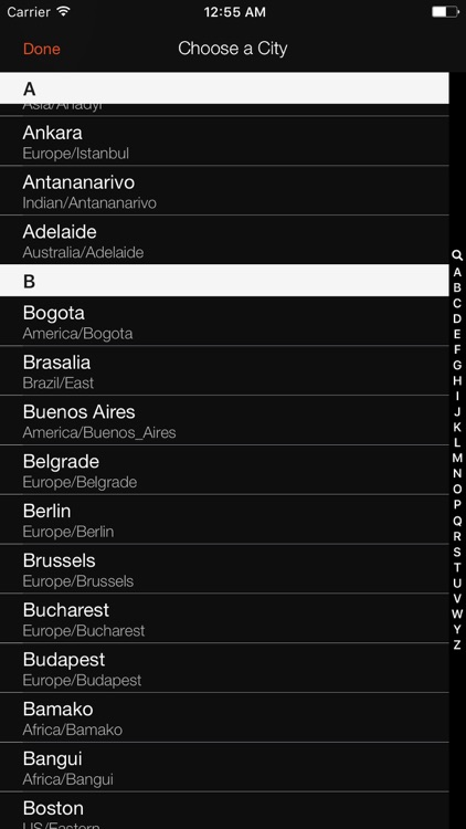 World Clock Widget Lite