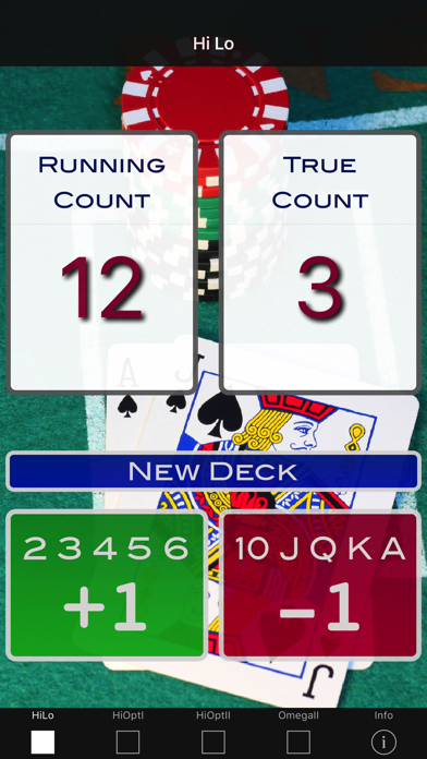 A Blackjack Card Counter - Professional Screenshot