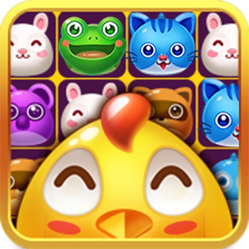 Farm Pet Pop-Match 3 puzzle crush game Icon