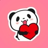 Cool Panda make Backflip Stickers