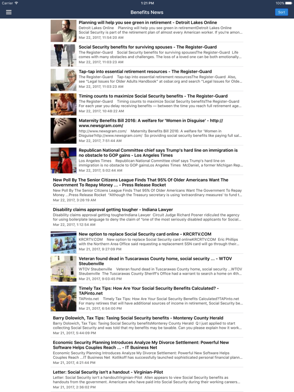 Screenshot #5 pour Social Security News, Benefits & Medicaid Updates
