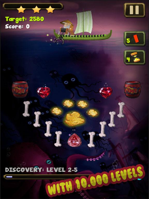 Screenshot #5 pour Gold Miner 3: Undersea