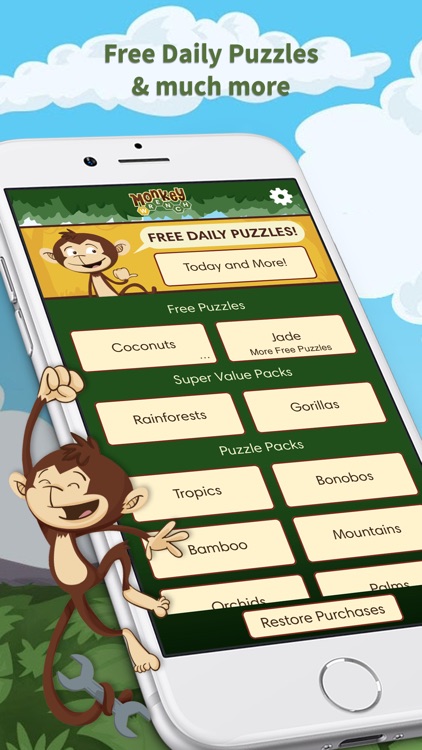 Monkey Wrench - Word Search