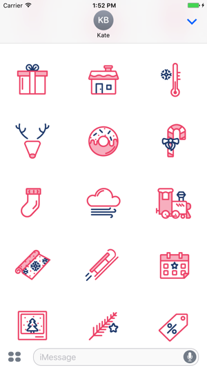 Christmas Sticker Red Pack for Messaging(圖2)-速報App