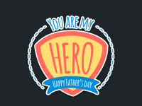 Happy Fathers Day Stickers