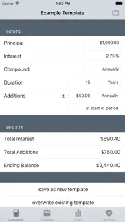 cic - compound interest calculator iphone images 1
