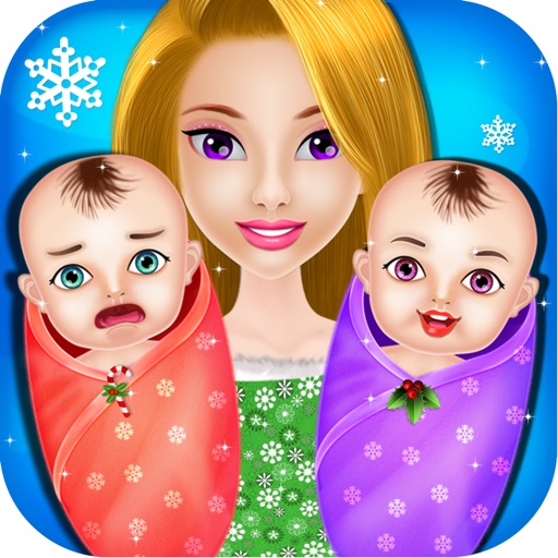 Xmas Twins NewBorn Baby icon