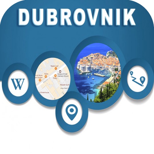 Dubrovnik Croatia Offline City Maps Navigation icon