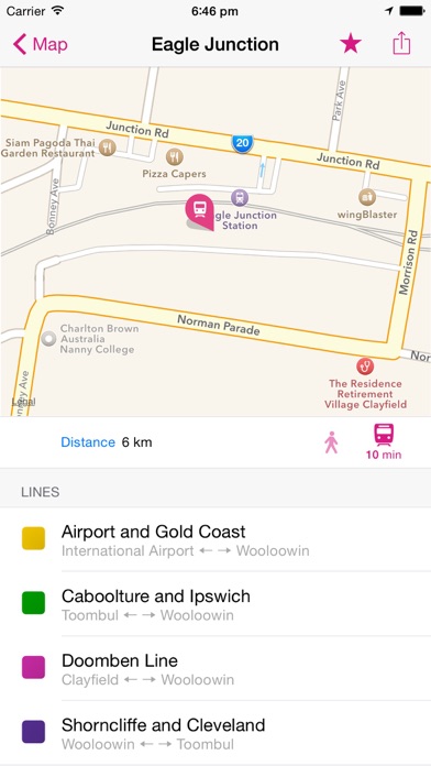 Screenshot #2 pour Brisbane Rail Map Lite