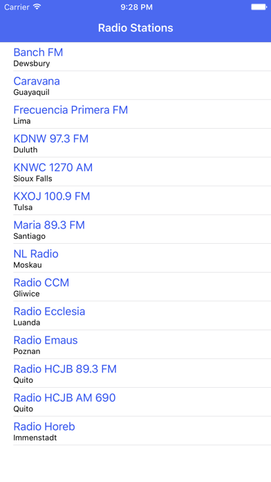 Screenshot #1 pour Radio Channel Christian FM Online Streaming