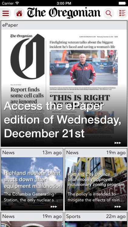 The Oregonian for iPad
