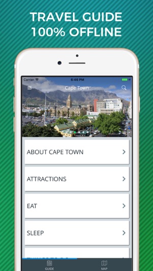 Cape Town Travel Guide with Offline Street Map(圖1)-速報App