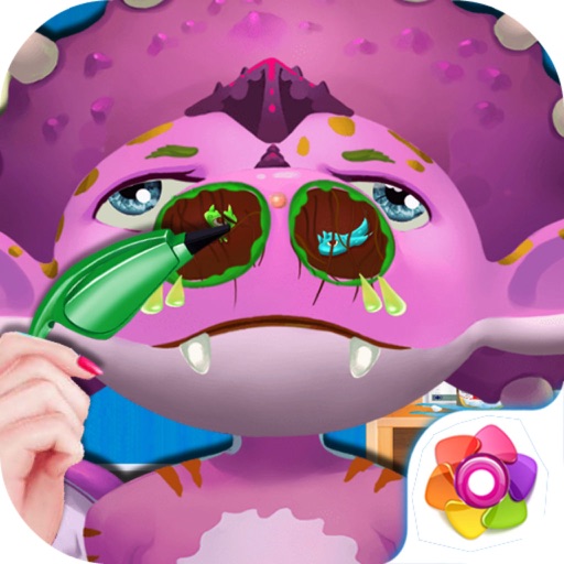 Dinosaur Baby's Private Doctor——Cute Pets Care Icon