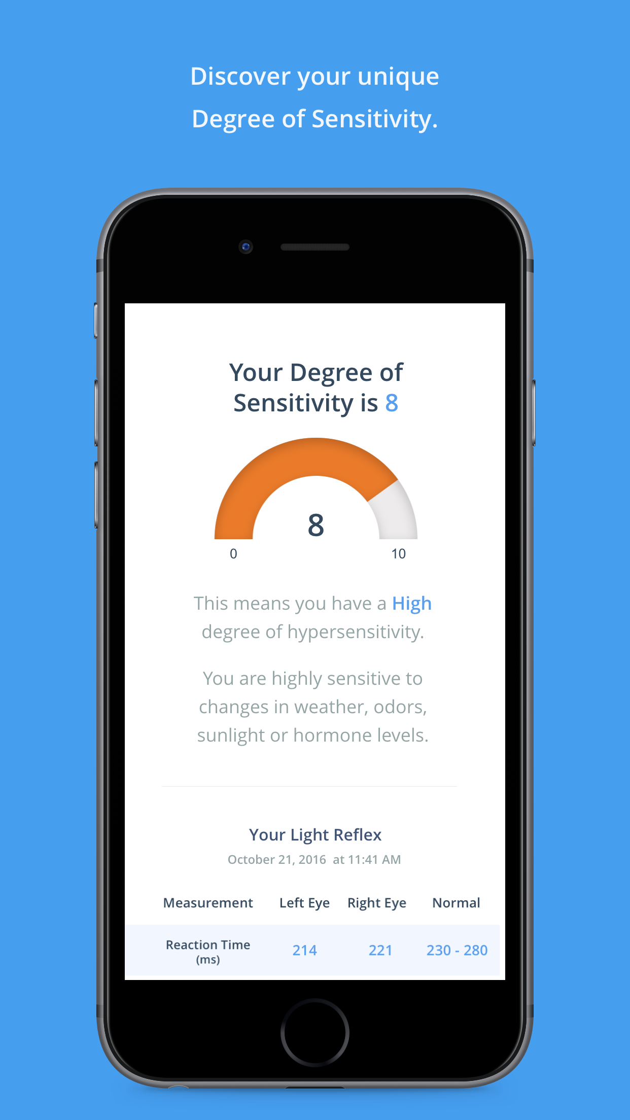 Sensitometer screenshot 4