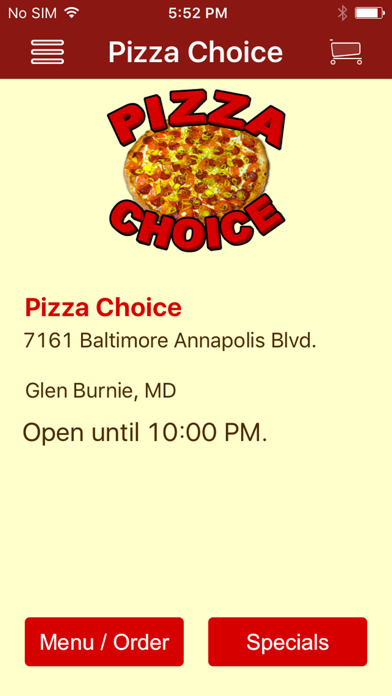 How to cancel & delete Pizza Choice MD from iphone & ipad 1