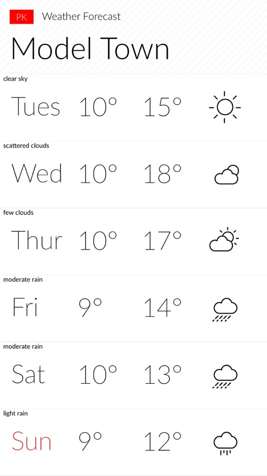 #3. Weather On (iOS) 由: Iqbal akhtar