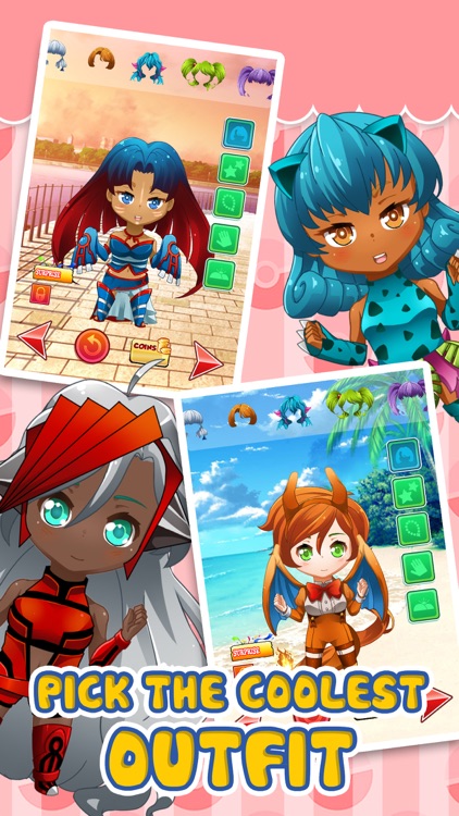 Mini Monster Girl Dress Up for Poke Fans