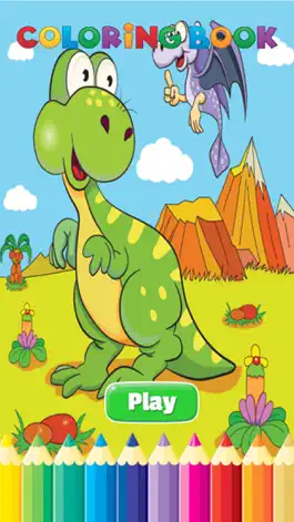 Game screenshot Dinosaur Farm Coloring Book - Activities for Kid mod apk