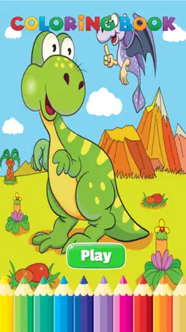 Game screenshot Динозавр Ферма Книжка-раскраска - Занятия для Kid mod apk