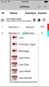 ZmView Zoneminder screenshot #1 for iPhone