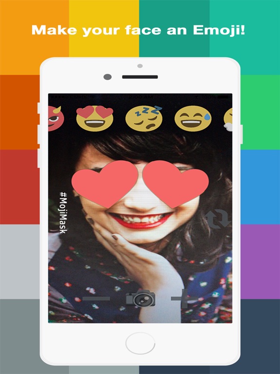Screenshot #4 pour MojiMask: Emoji Selfie Camera Filter