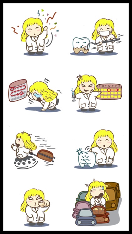 Cute Dentist Stickers