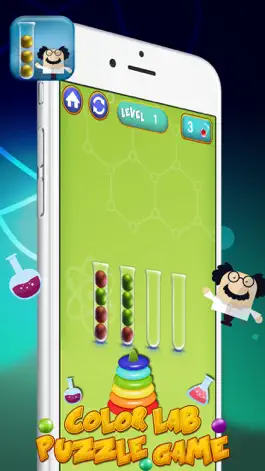 Game screenshot Color Lab Puzzle Game: Bubble Tower of Hanoi apk