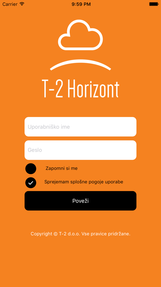 #1. T-2 Horizont (iOS) Podle: T-2 d.o.o.