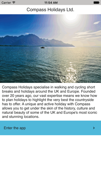 Compass Holidays iPhone screenshot 1 - Travel app