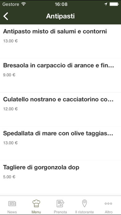 Antica Osteria Del Cerreto screenshot