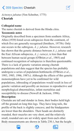 Mammals of the Southern African Subregion iPhone image 3