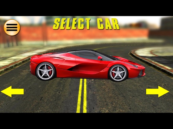 Driving 3D Sport Car in City iPad screenshot