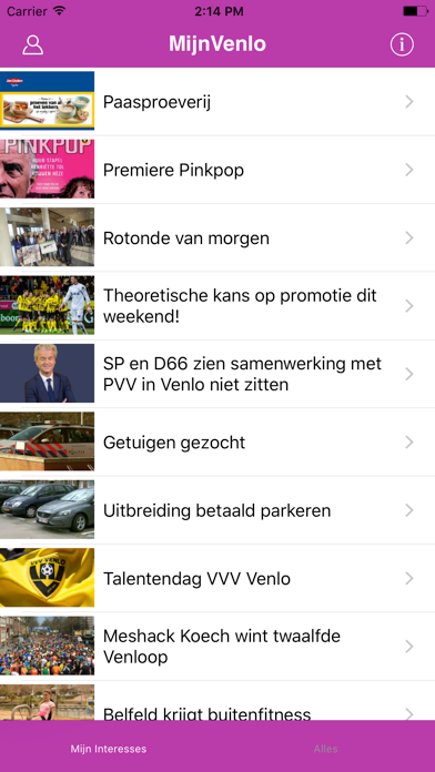 Screenshot #1 pour MijnVenlo