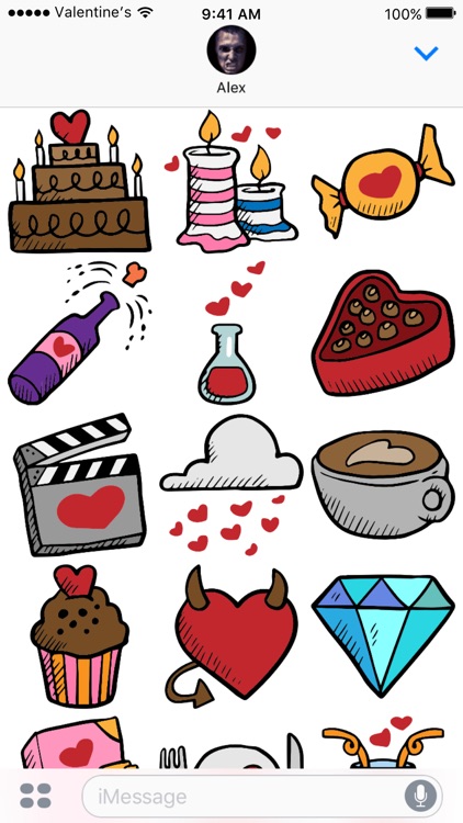 Valentine's Day stickers - Love Valentines 2017 screenshot-4