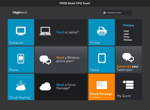 PROS Smart CPQ Touch screenshot 2