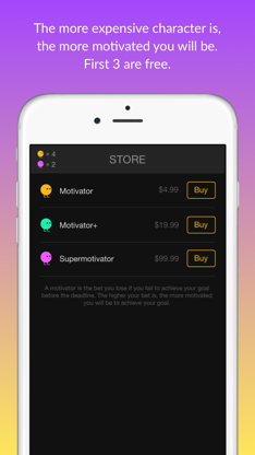 Motivator — habits tracker & life goals motivation screenshot 3
