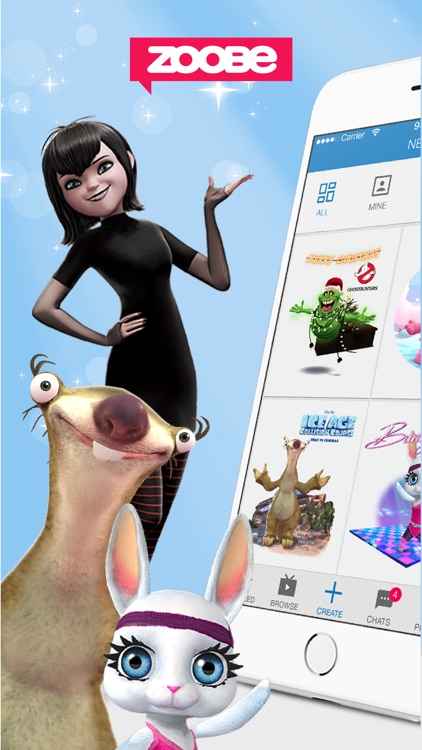 Zoobe – 3D character voice messages screenshot-0