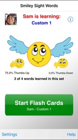 Smiley Sight Words screenshot
