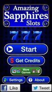 Amazing Sapphires Slots screenshot #1 for iPhone