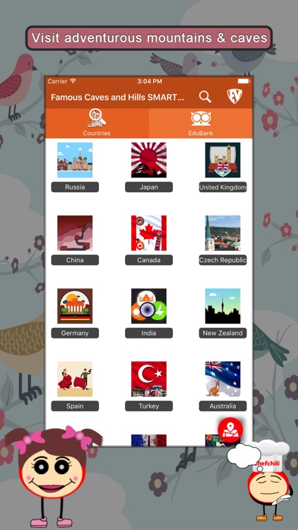 Famous Caves and Hills SMART Guide