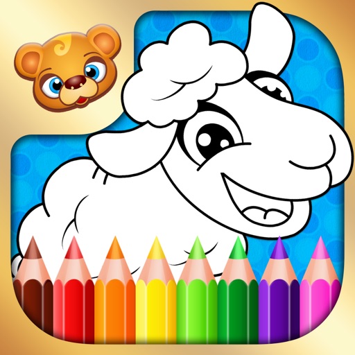 123 Kids Fun COLORING BOOK Educational Color Games