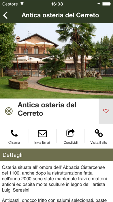 Antica Osteria Del Cerreto screenshot